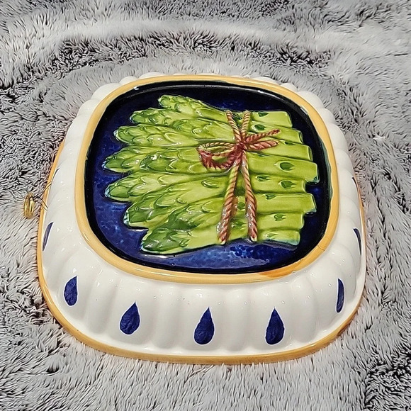 Decorative Mold, Gailstyn-Sutton, Asparagus,‎ Towle Japan, Ceramic, Vintage - Picture 6 of 8